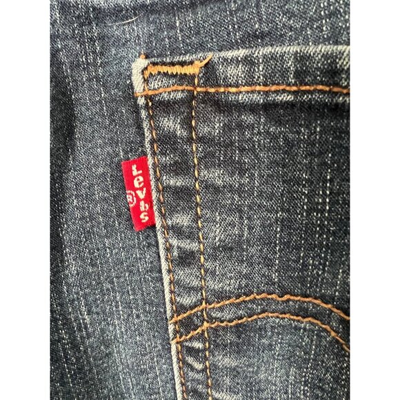 Levis Womens Distressed perfectly slimming  Jeans sz 30 bootcut Wash Denim 512 - Picture 12 of 14
